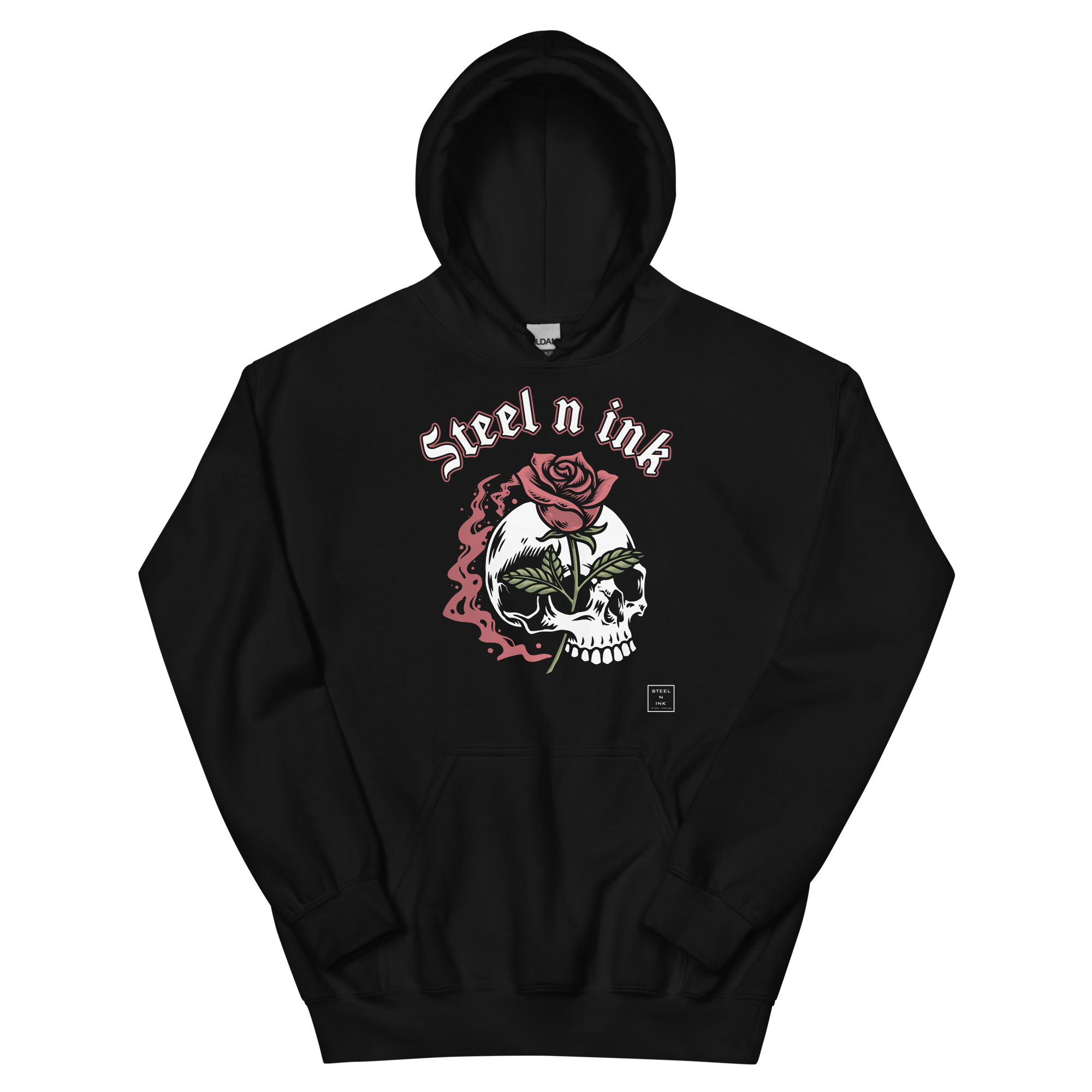 Rose skull hoodie hotsell