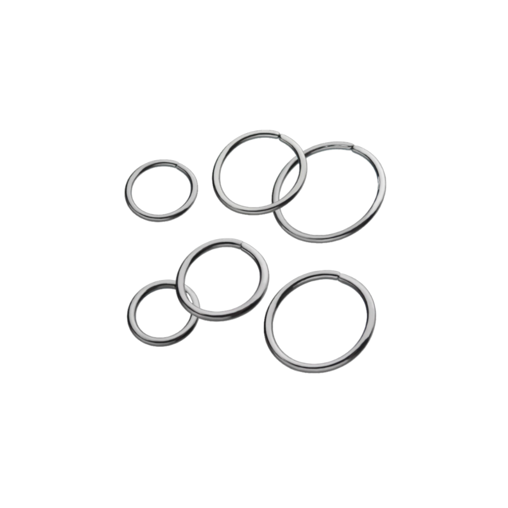 SEAM Niobium Nose Hoop STEEL N INK